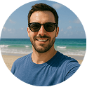 Seasoned portfolio manager reviewing automated trading results on TrueLedgency